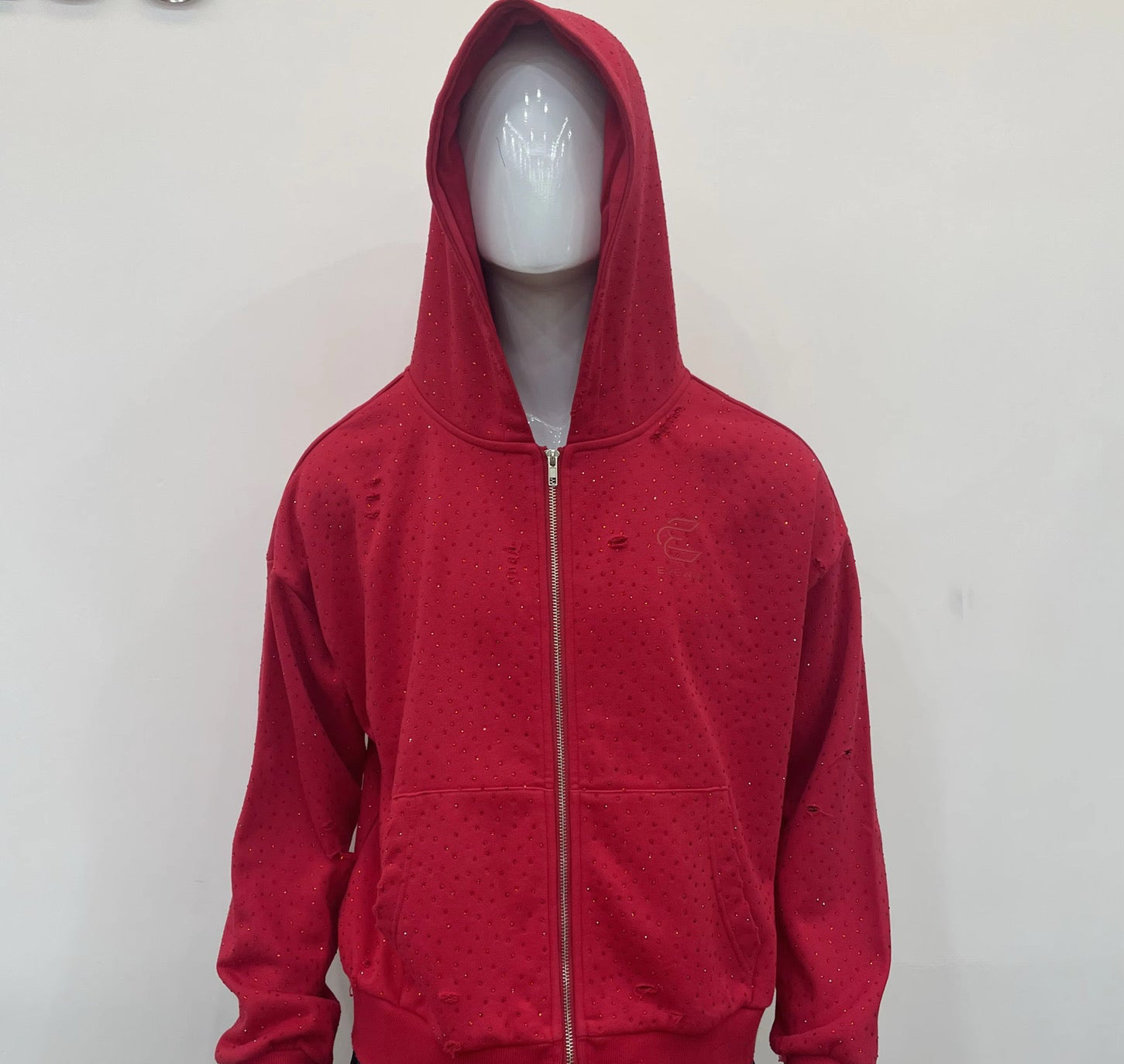 SHOOT FOR THE STARS ZIP-UP (RED)